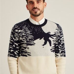Bonobos Limited Edition Sweater XXL cream and Black in Sasquatch Your Step